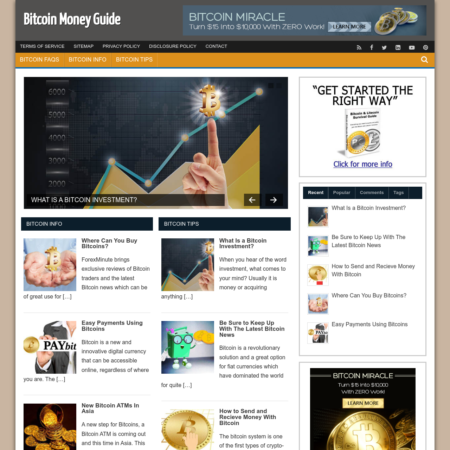 Bitcoin Money Guide Website