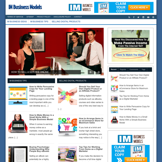 IM Business Models Website