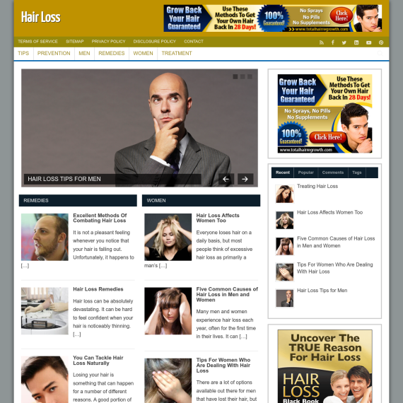 Hair Loss Website