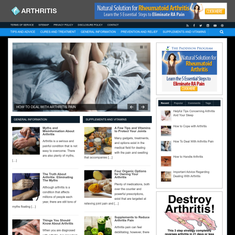 Arthritis Website