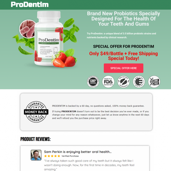 ProDentim Landing Page Website
