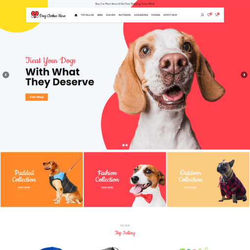 DropShipping Dog Clothes Store