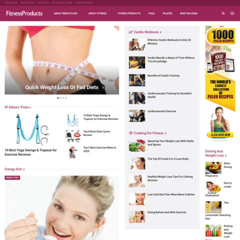 Fitness Products Affiliate