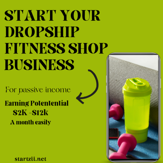 Start Your Own Dropship Fitness Shop Business