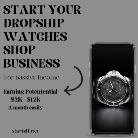 Start Your Own Dropship Watches Shop Business