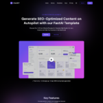 AI-powered SaaS for content generation, image creation, code generation, and interactive chatbots.